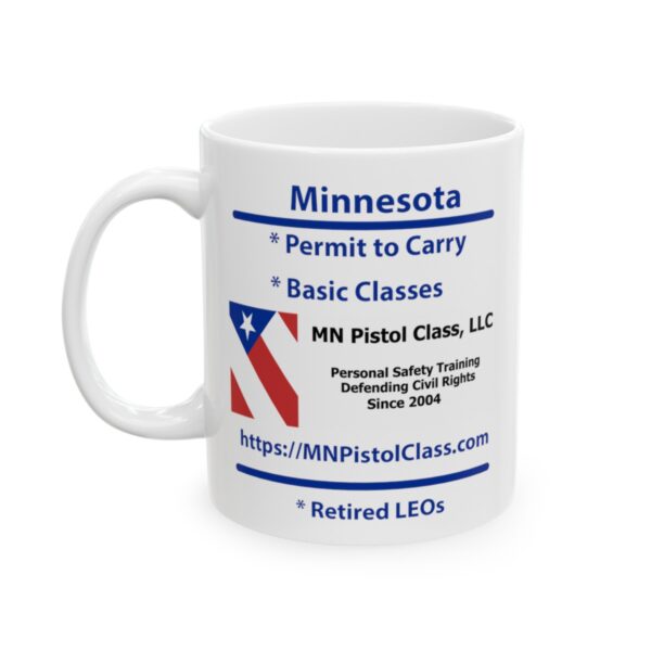 MN Pistol Class LLC Mug - Image 4